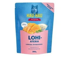 4Vets WET DOG FOOD HAUHAU CHAMPION lašiša 260G