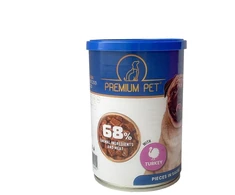 4Vets CANNED FOOD DOG PREMPET TURK IN SAUC 415