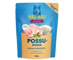 4Vets WET DOG FOOD HAUHAU CHAMP PORK&amp;CHCKN 260