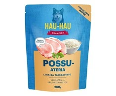 4Vets WET DOG FOOD HAUHAU CHAMP PORK&amp;CHCKN 260