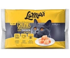 La_Murr Šlapias kačių maistas La Murr 0.4kg, 4 vnt.