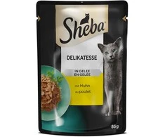 Šlapias kačių ėdalas Sheba Želė vištiena, 0,085 kg