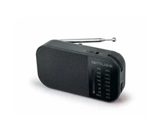 Mobilus radijo imtuvas Muse M-025 R, juodas.