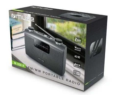 Nešiojamas radijo imtuvas Muse M-058 R. juoda