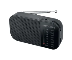 Nešiojamas radijo imtuvas Muse M-025 R, juoda sp.