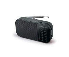 Mobilus radijo imtuvas Muse M-025 R, juodas.