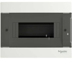 Schneider Electric Schneider EZ9EUA108 Modulinis skirstomasis skydas 1x8 įleidžiamas IP40 Easy9 EZ9EU-1-8-PT-T skaidrios durys EZ9EUA108