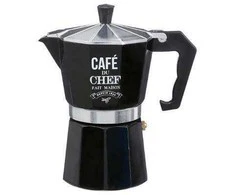 Mokas kafijas kanna SG Secret de Gourmet 134515, 0.25 l, melna krās.