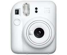 Momentfotoaparāts Fujifilm Instax Mini 12 Clay Baltas, balta krās.
