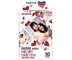 Fujifilm FOTOJUOSTA INSTAX MINI HEART SKETCH 10VNT
