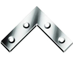 Montavimo kampas Vorman, 10 cm x 1.5 cm, cinkas
