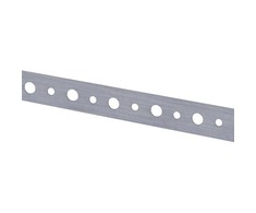 Arras Tvirtinimo juosta, perforuota, 25 x 1 mm, 10 m, 2 skylių