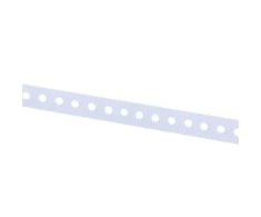 Arras Tvirtinimo juosta, perforuota, 12 x 0.7 mm, 3 m, balta