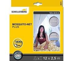 Tinklelis nuo uodų Schellenberg Plus 50311, baltas, 1200 cm x 250 cm
