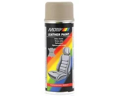 Motip Aerozoliniai dažai Leather&amp;Vinyl 200ml, smėlio/pilkos spalvos, odai