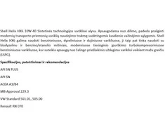 Automobilio variklio tepalas Shell Helix HX6, 10W-40, 1 l