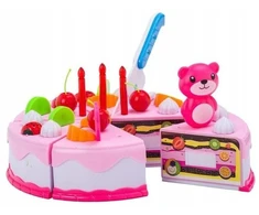Multistore Žaisliniai virtuvės reikmenys, torto rinkinys EcoToys Birthday Set, įvairių spalvų