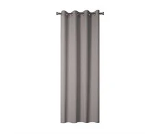 Domoletti CURTAIN OXFORD 140X260 EYELET Pilkas N