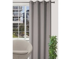 Domoletti CURTAIN OXFORD 140X260 EYELET Pilkas N
