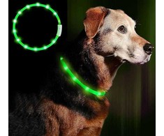 None „Anicoll“ LED Collar šunims ir katėms, žalias