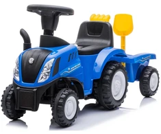 None „Baby Care New Holland 658T“ traktorius, mėlynas.