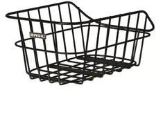 Luggage rack basket BASIL Cento Alu, matte juodas