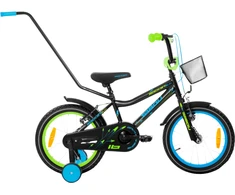 None Children's bicycle TABOU Rocket Alu, 18" juodas-mėlynas