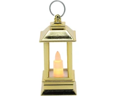 None Decorative LED Lantern. AEX000300. 9 cm. 4 cm. auksinis
