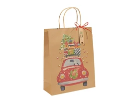 None Gift bag Kraft. 26 cm x 32 cm