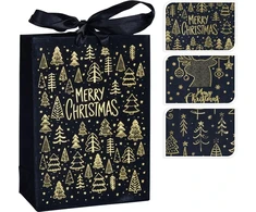 None Gift bag Velvet. 16 cm x 12 cm. juodas col.