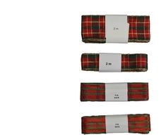 None Gift wrapping tape Decoris 201918. red