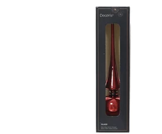 Skrzynkazdrewna Kalėdinė eglutės viršūnė Decoris 113069, raudona, stiklas