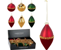 None Christmas Tree toy ABR221150. auksinis/red/žalias. glass