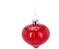 None Christmas Tree toy ABR410230. red. glass