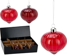 None Christmas Tree toy ABR410230. red. glass