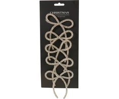 None Eglutės žaisliukas Beads Bow. rausvo aukso. 5 vnt.