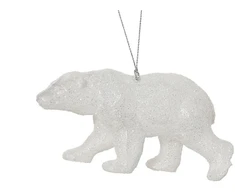 None Nežinomas Eglutės žaisliukas Bear, 13 cm, plastikas