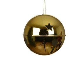 None Christmas Tree toy Decoris Bell. auksinis. iron/polystyrene