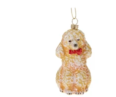Nežinomas Christmas Tree toy Dog. various colours. 11 cm