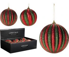 Nežinomas Kalėdų eglutės žaisliukas ECE100210. raudonas/žalias. 12 cm