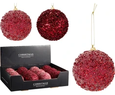 None Christmas Tree toy Glitter. red. expanded polystyrene eps