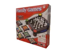 None Stalo žaidimų rinkinys FAMILY GAMES 7 IN 1