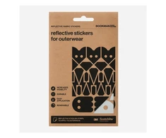 None Atšvaitiniai lipdukai BOOKMAN Reflective Fabric Stickers, Adventure Sidabrinis