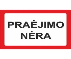 None Nežinomas Lipdukas praėjimo nėra 170x100mm
