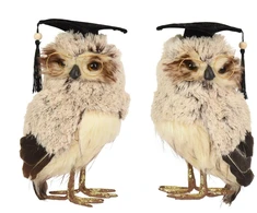 ROSA Nežinomas Kalėdinė dekoracija Decoris Owl 704626, 28 cm, ruda