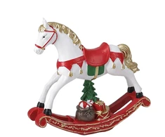 None Christmas decoration Rocking Horse. 17 cm