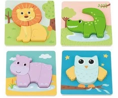 Dėlionė None Koka puzle Chunky Animal L20224