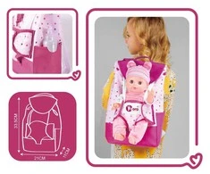 None Nežinomas Lėlė – kūdikis Lovely Doll WZB8801-8, 36 cm