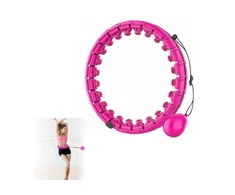 None Reach Masažuojantis gimnastikos lankas Smart Hula Hoop M2 rožinis