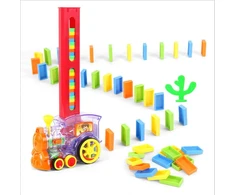 None Kapitan Nauka Wooden toy domino train